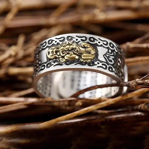 [ACHETER 1, OBTENIR 2] Bague de réussite Feng Shui + CADEAU