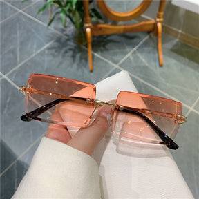 Lunettes de luxe rétro vintage pour femme - Protection UV400