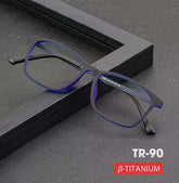 Lunettes en titane pur, lentille intelligente, réglage automatique des degrés